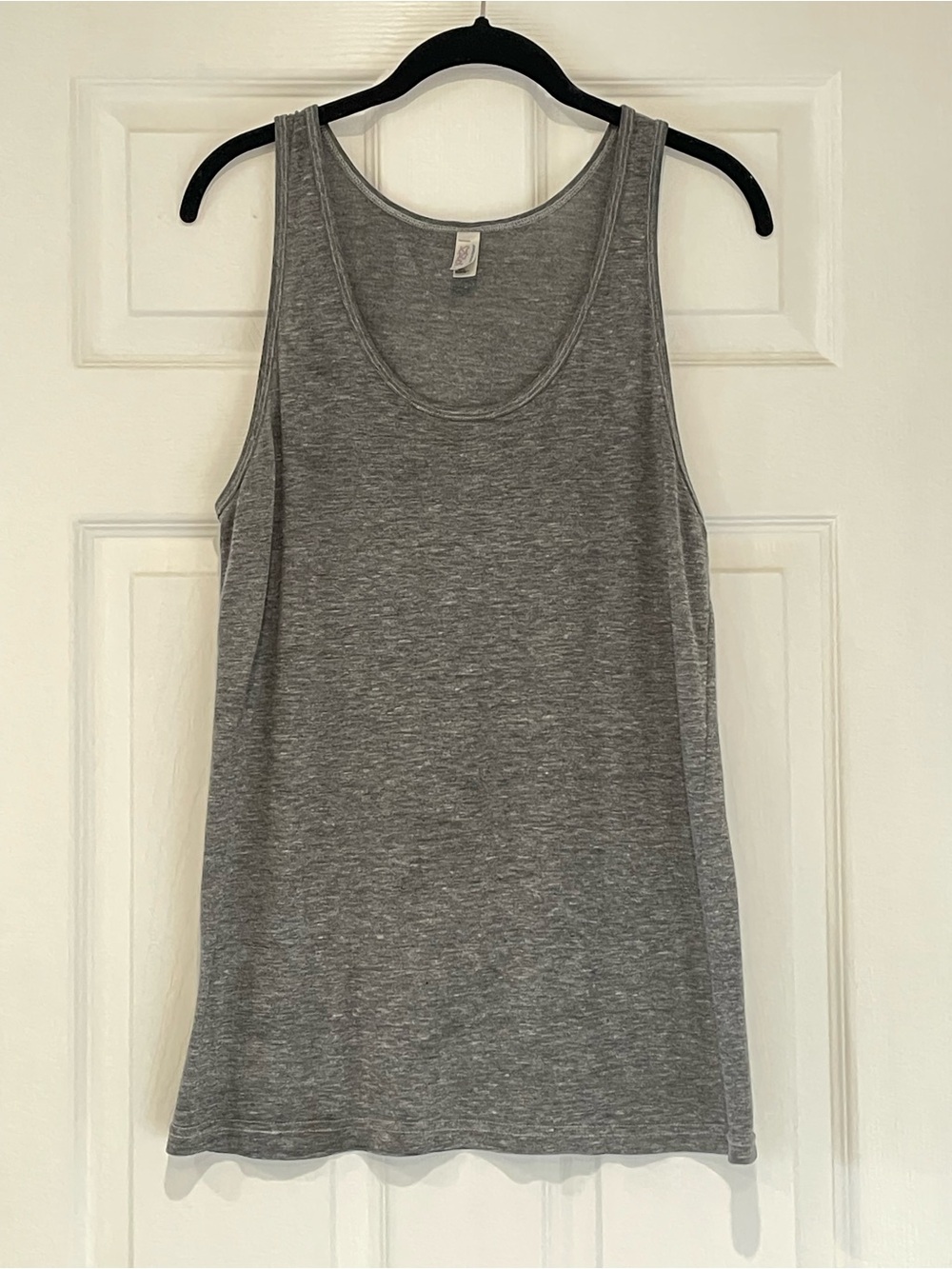 American Apparel Heather Gray Scoop Neck Tank